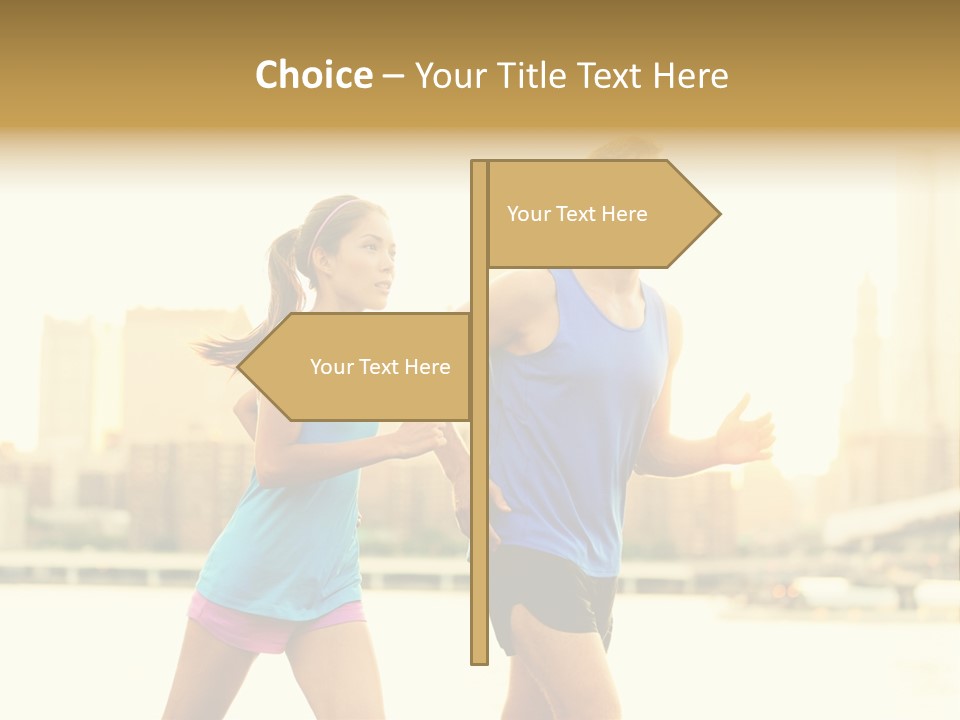Two Fitness Fit PowerPoint Template