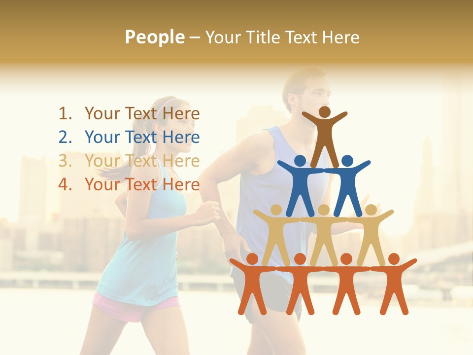 Two Fitness Fit PowerPoint Template