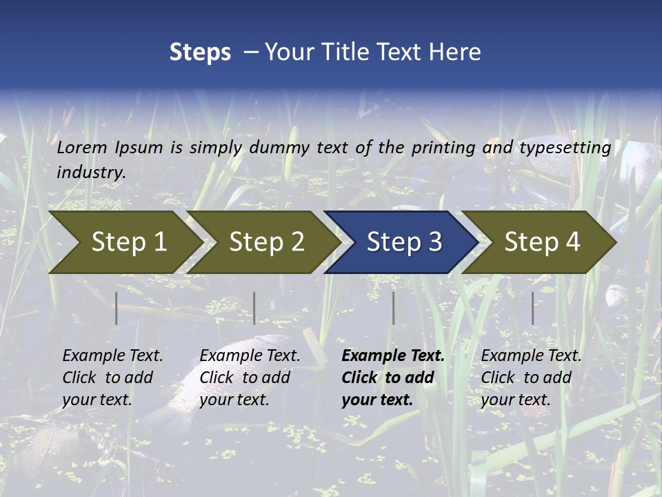 Garbage Destroyed Poisoned PowerPoint Template