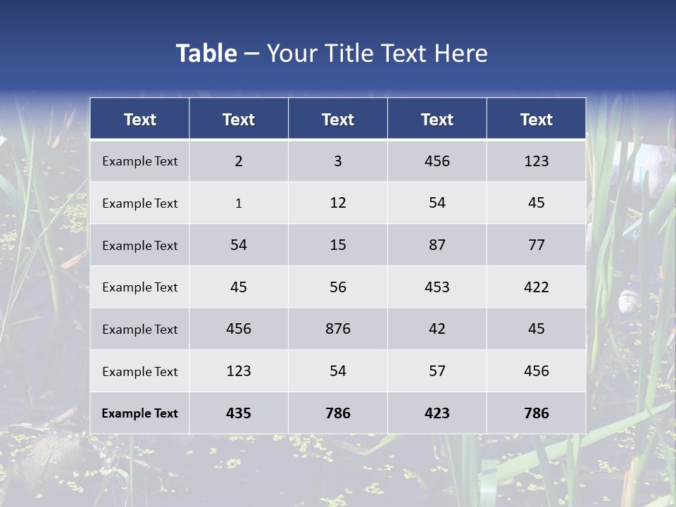 Garbage Destroyed Poisoned PowerPoint Template