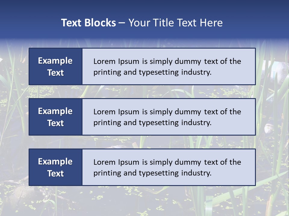 Garbage Destroyed Poisoned PowerPoint Template