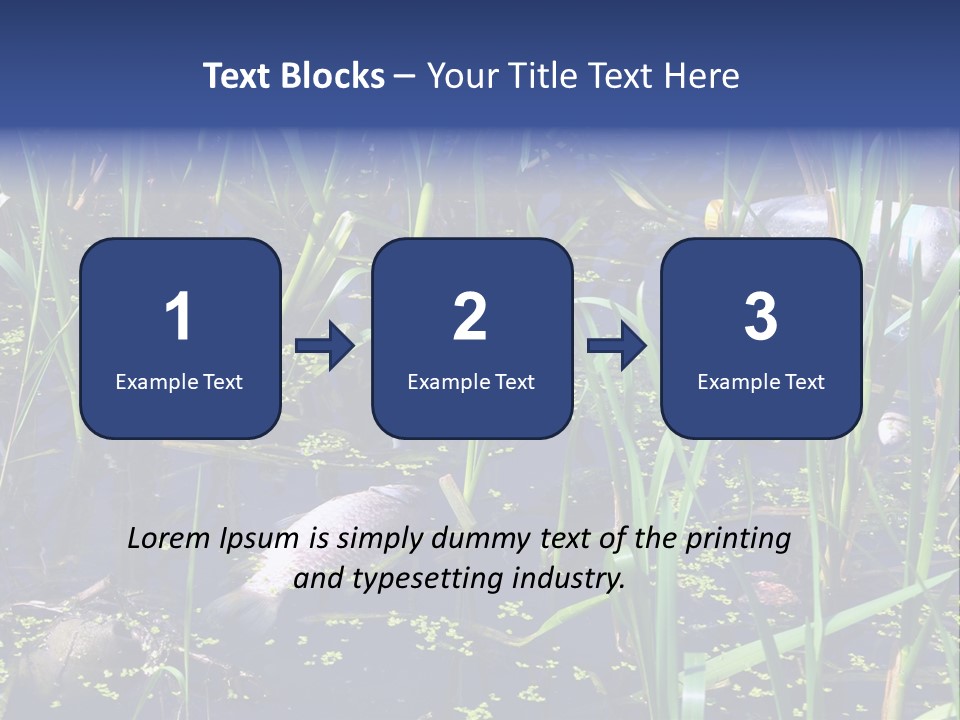 Garbage Destroyed Poisoned PowerPoint Template