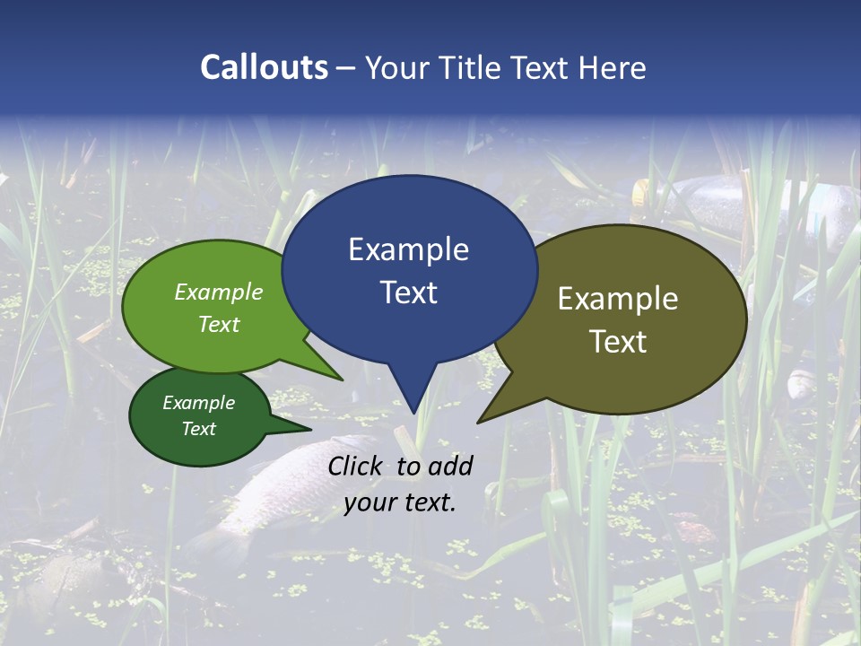 Garbage Destroyed Poisoned PowerPoint Template