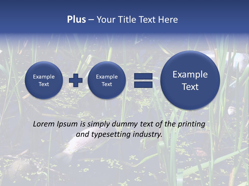 Garbage Destroyed Poisoned PowerPoint Template