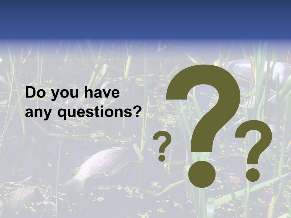 Garbage Destroyed Poisoned PowerPoint Template