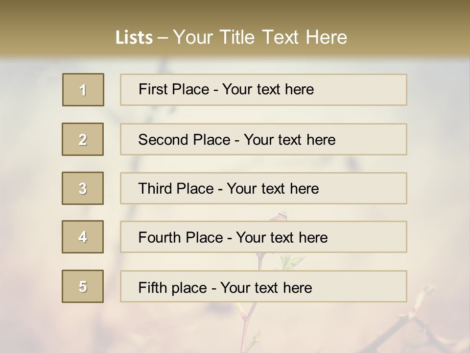 Background Ripe Rosehip PowerPoint Template