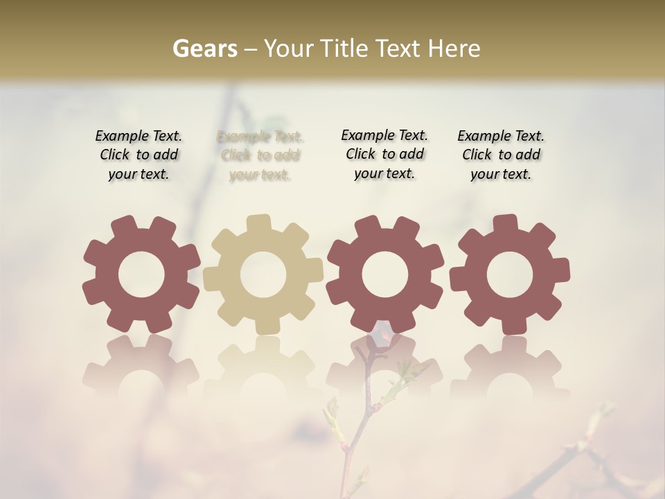 Background Ripe Rosehip PowerPoint Template