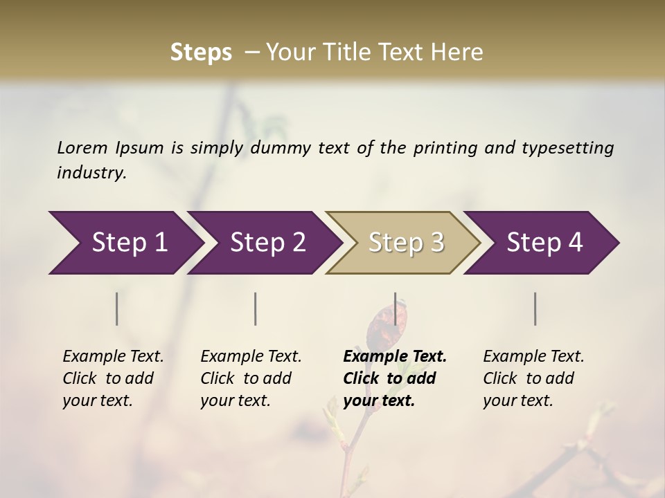 Background Ripe Rosehip PowerPoint Template