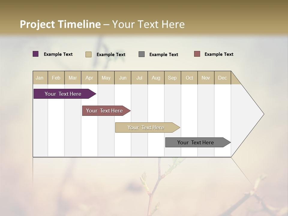 Background Ripe Rosehip PowerPoint Template