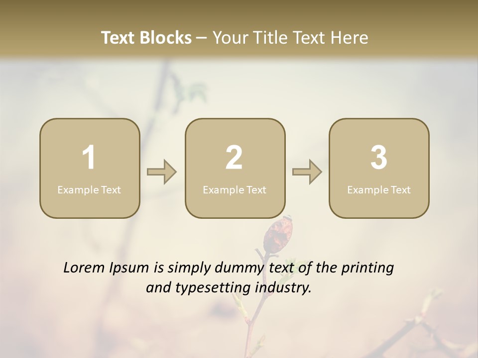 Background Ripe Rosehip PowerPoint Template
