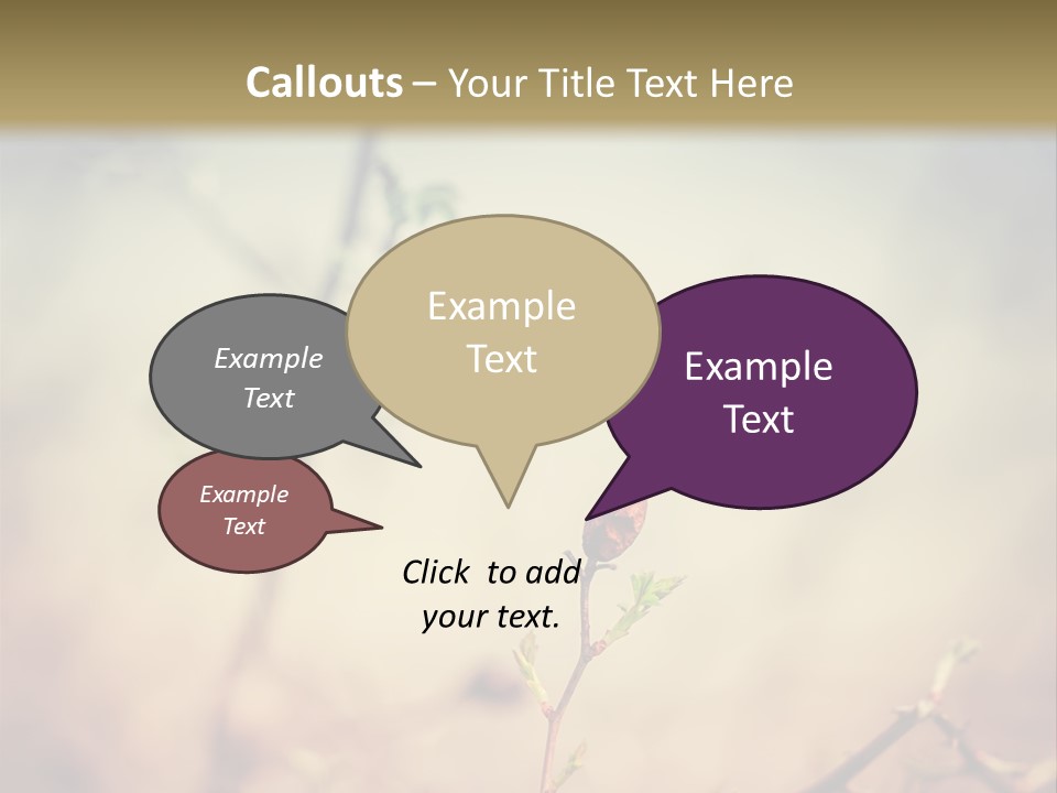 Background Ripe Rosehip PowerPoint Template