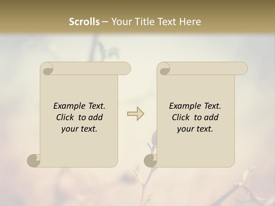 Background Ripe Rosehip PowerPoint Template