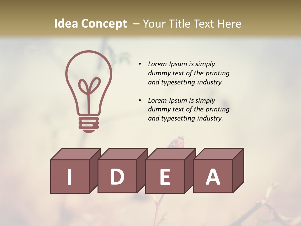 Background Ripe Rosehip PowerPoint Template