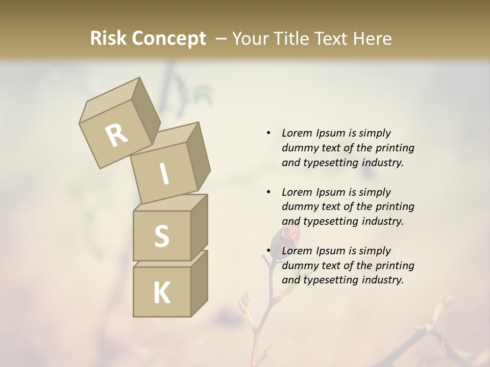 Background Ripe Rosehip PowerPoint Template