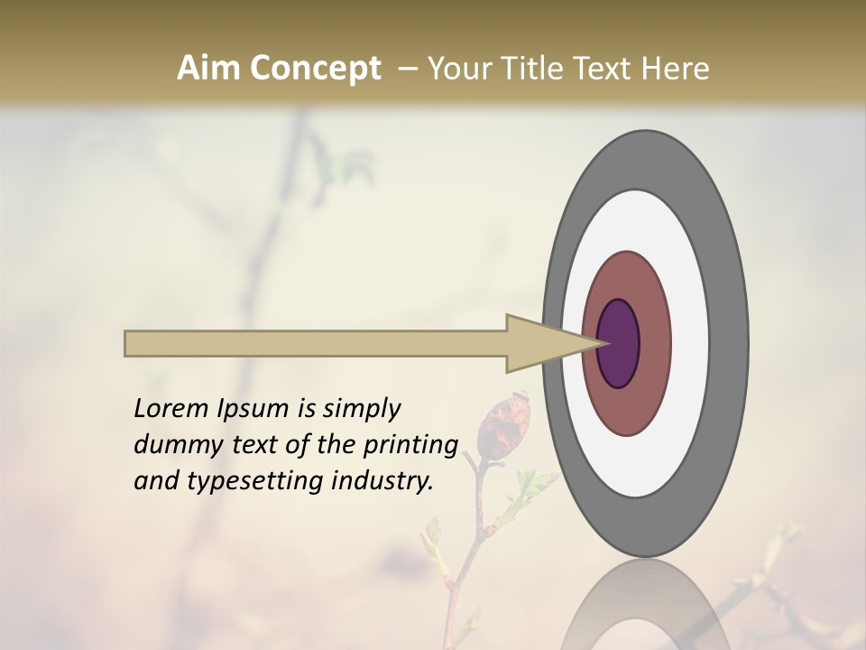 Background Ripe Rosehip PowerPoint Template