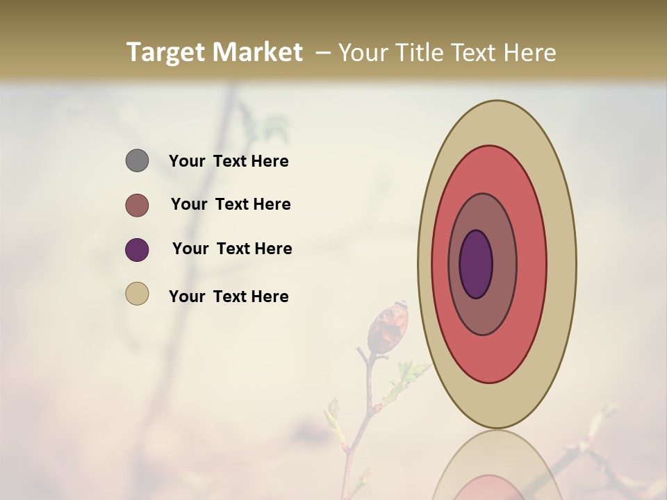 Background Ripe Rosehip PowerPoint Template