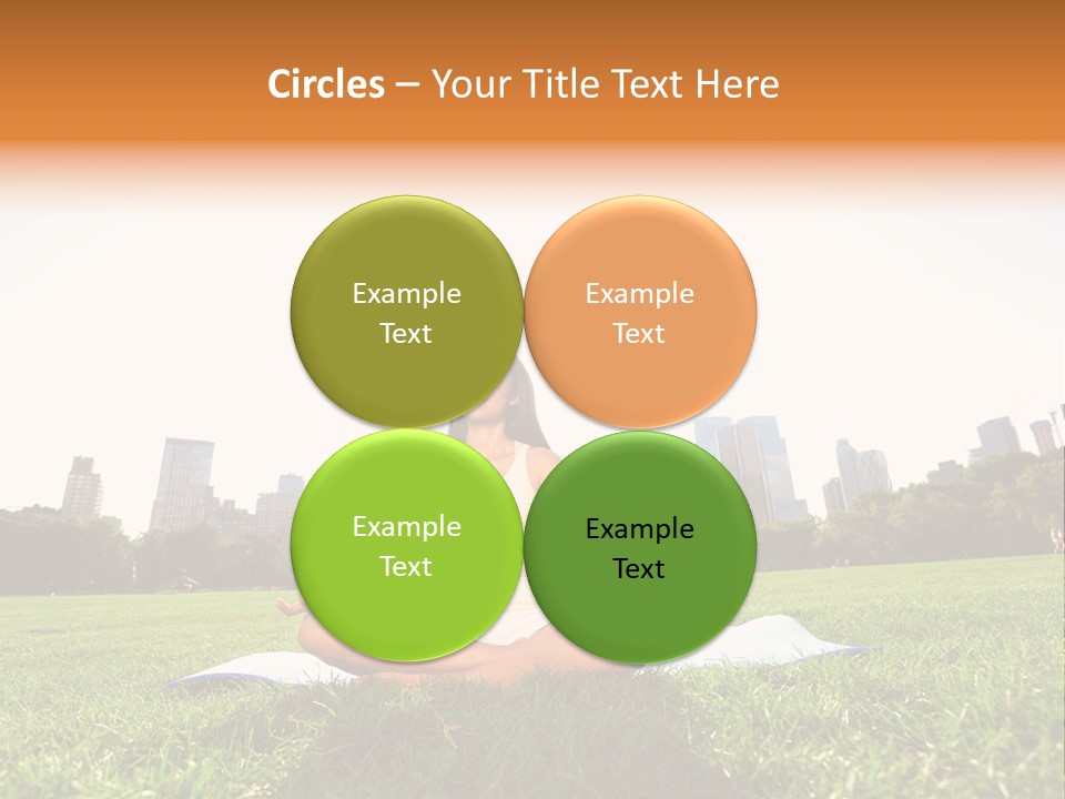 Mixed Race Position Balance PowerPoint Template