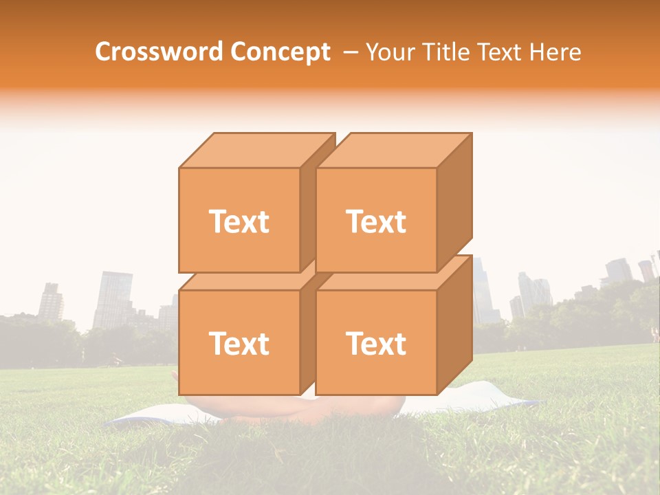 Mixed Race Position Balance PowerPoint Template