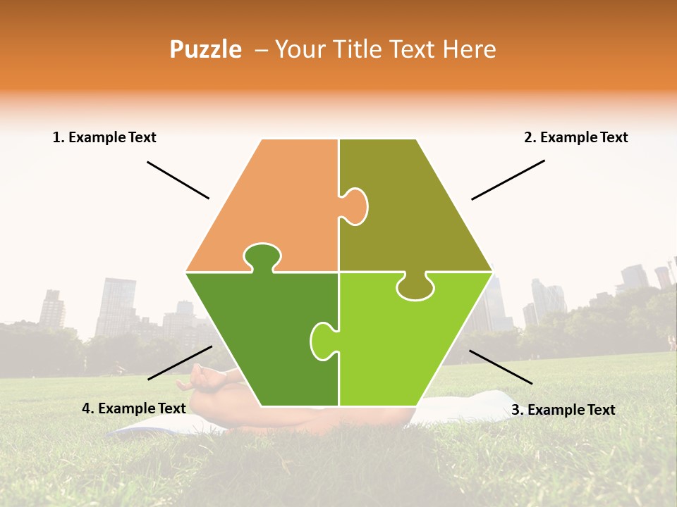 Mixed Race Position Balance PowerPoint Template