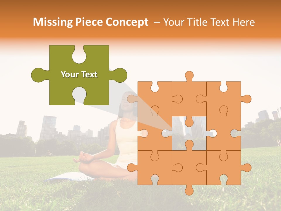 Mixed Race Position Balance PowerPoint Template