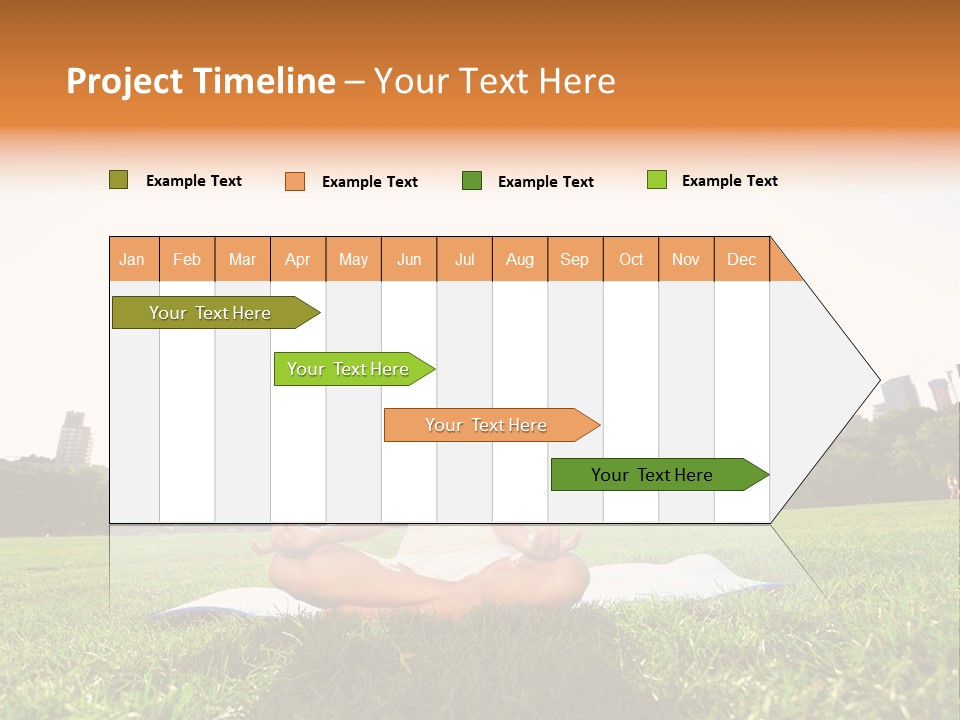 Mixed Race Position Balance PowerPoint Template
