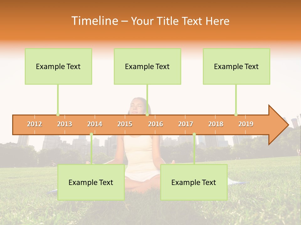 Mixed Race Position Balance PowerPoint Template