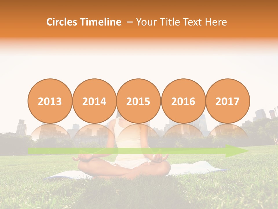 Mixed Race Position Balance PowerPoint Template