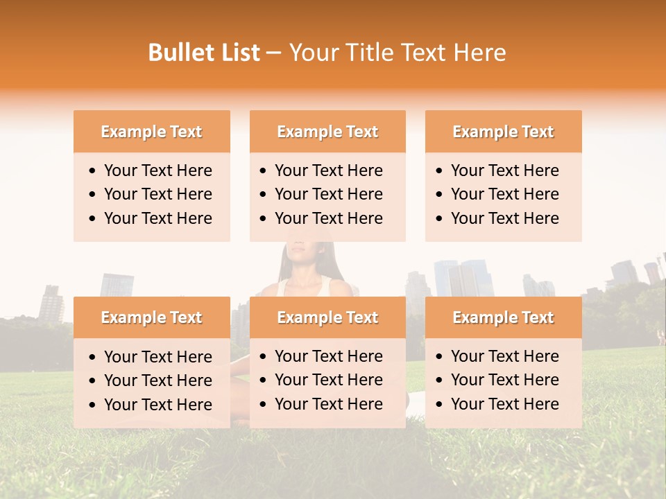 Mixed Race Position Balance PowerPoint Template