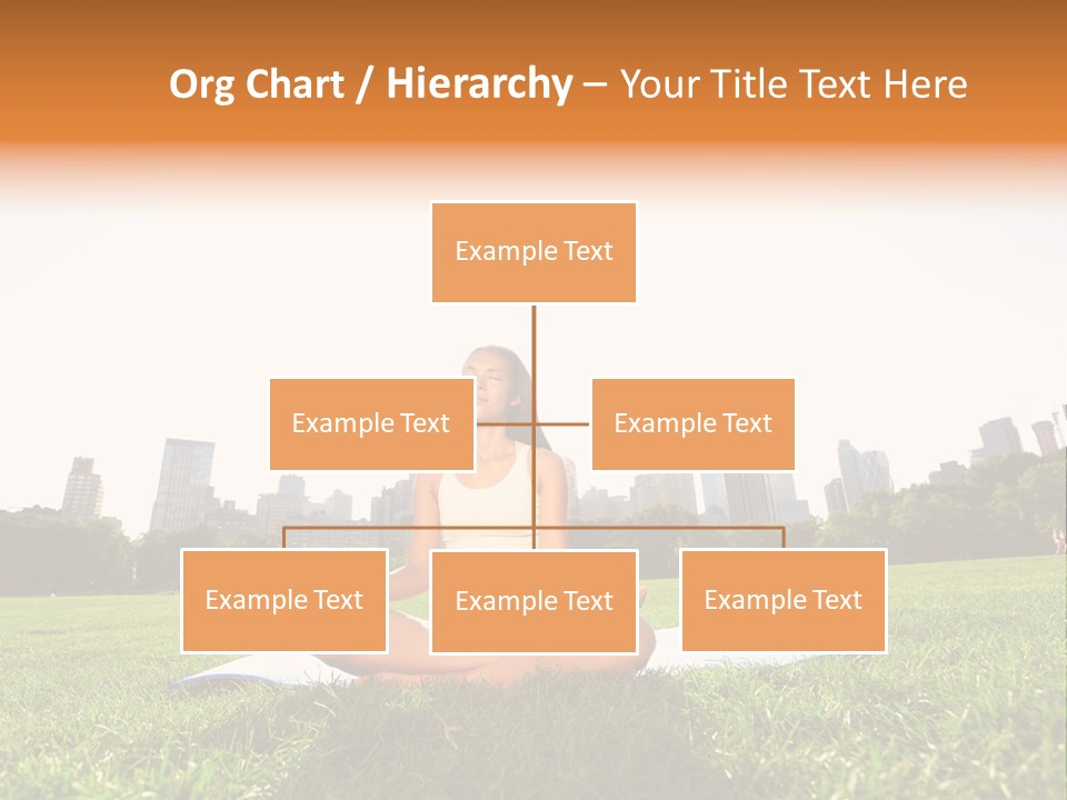 Mixed Race Position Balance PowerPoint Template