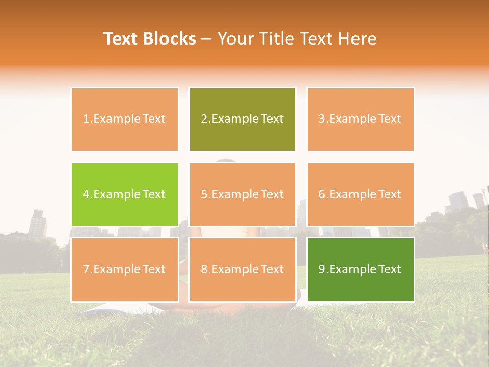 Mixed Race Position Balance PowerPoint Template