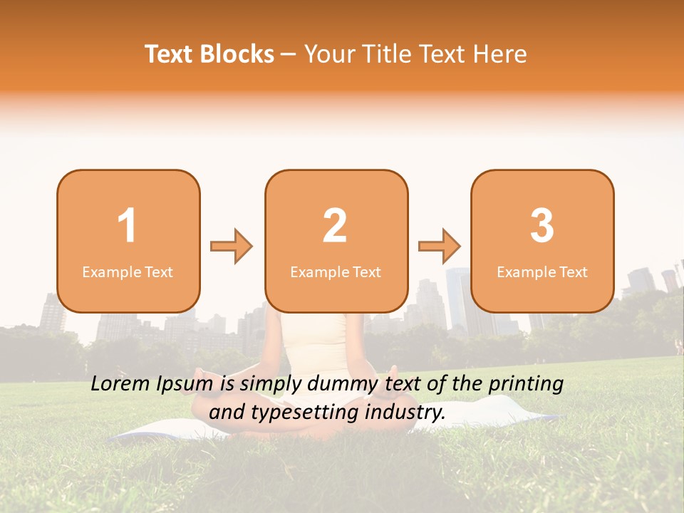 Mixed Race Position Balance PowerPoint Template