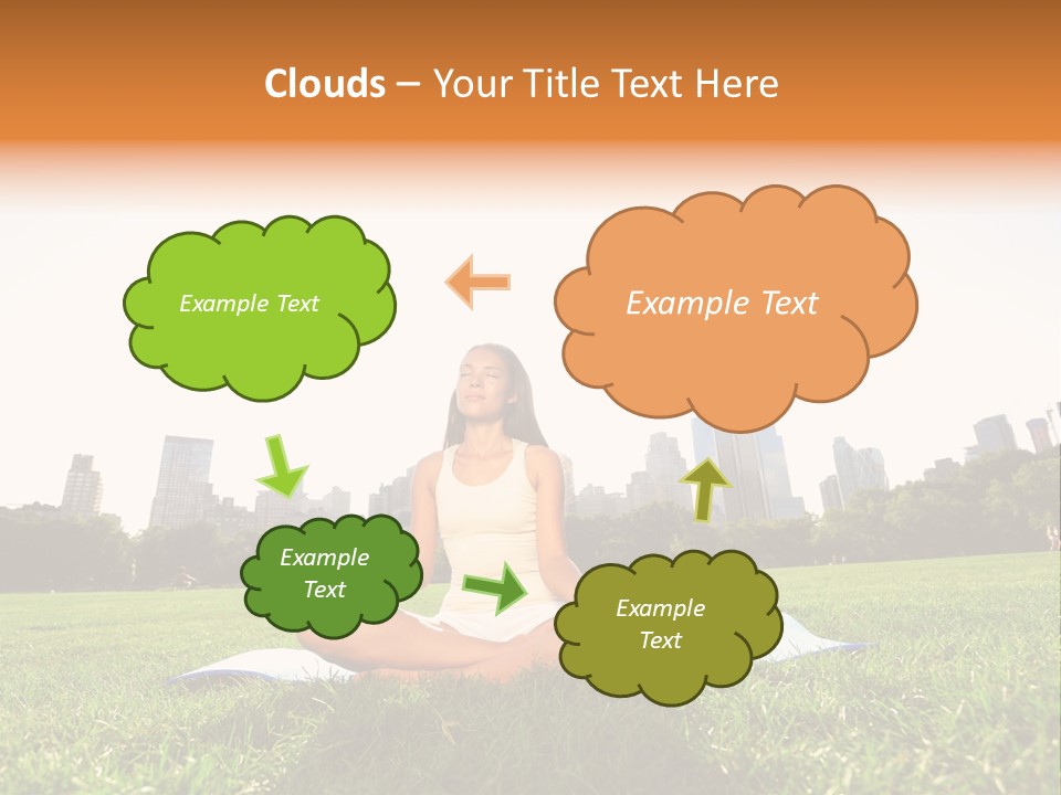 Mixed Race Position Balance PowerPoint Template
