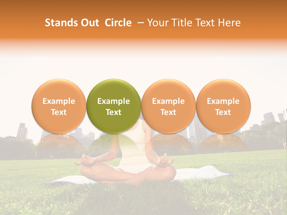 Mixed Race Position Balance PowerPoint Template