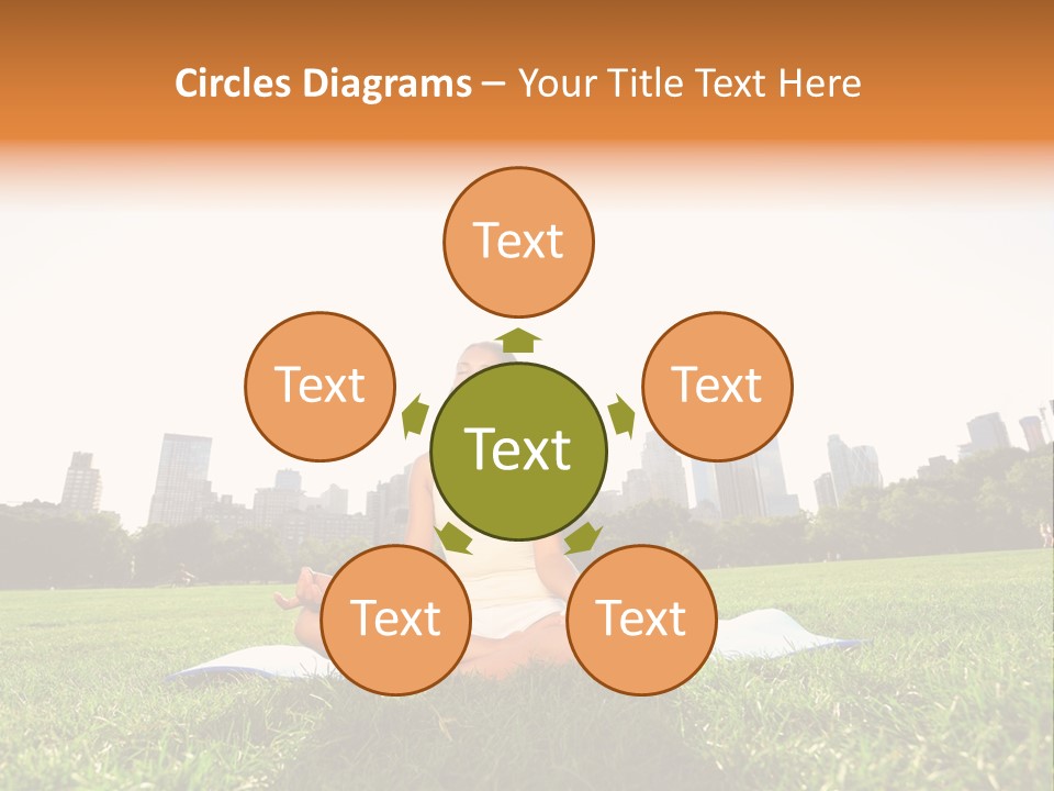 Mixed Race Position Balance PowerPoint Template