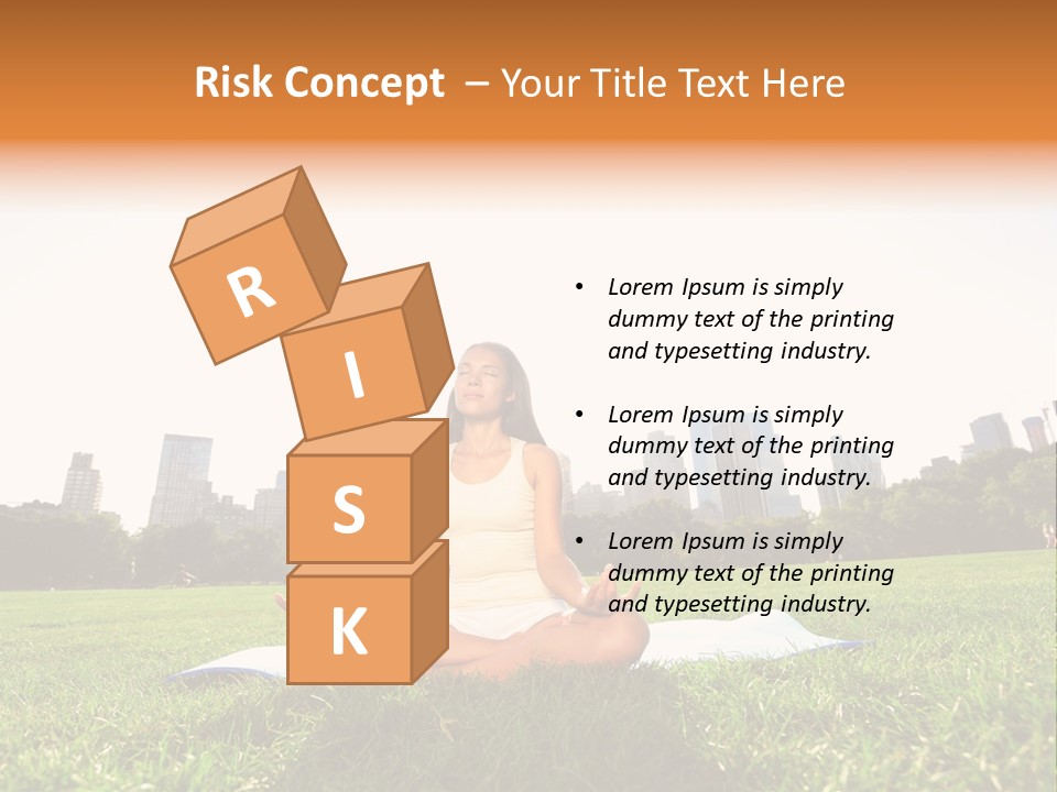 Mixed Race Position Balance PowerPoint Template