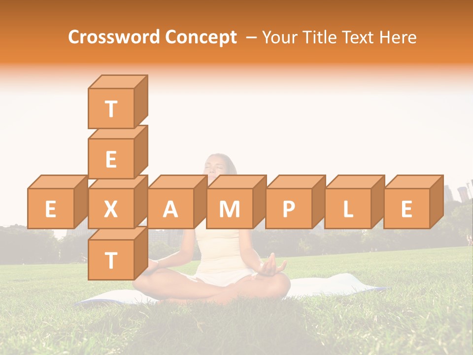 Mixed Race Position Balance PowerPoint Template