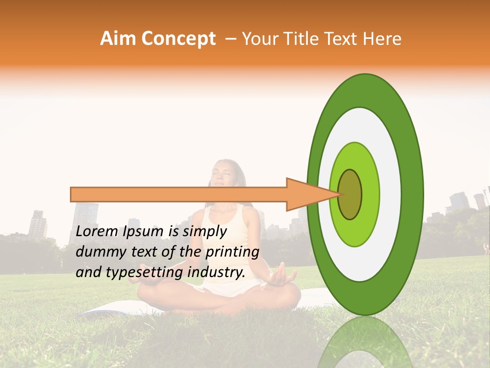 Mixed Race Position Balance PowerPoint Template