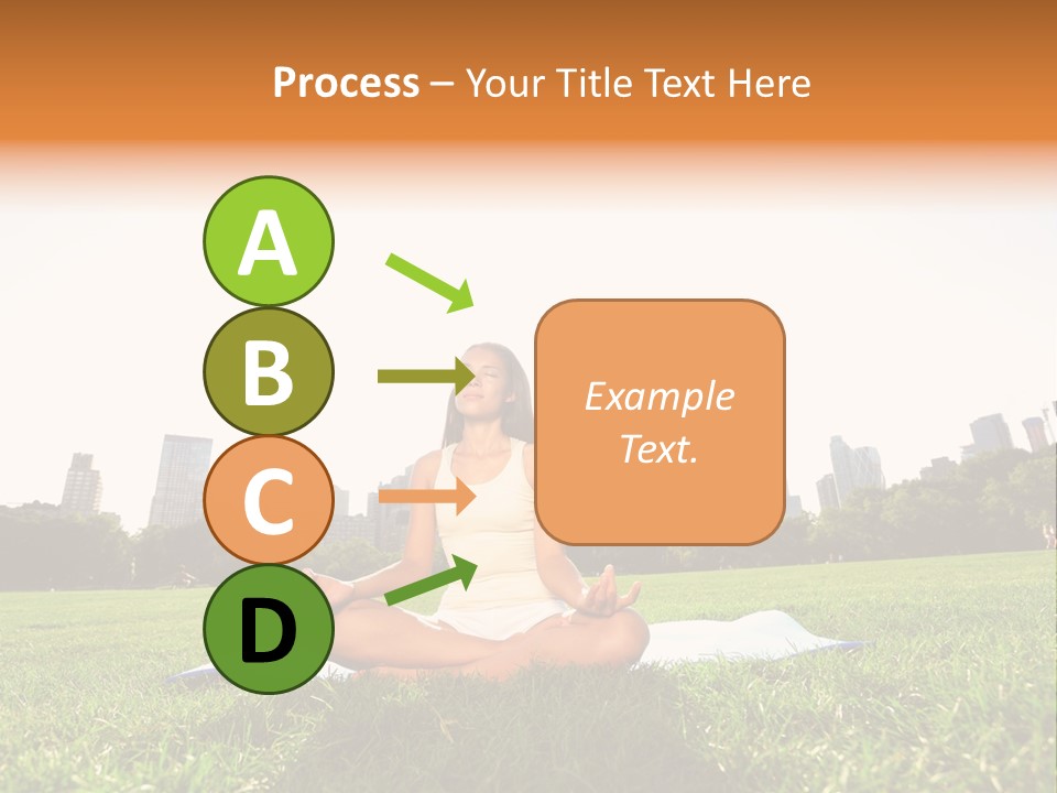 Mixed Race Position Balance PowerPoint Template