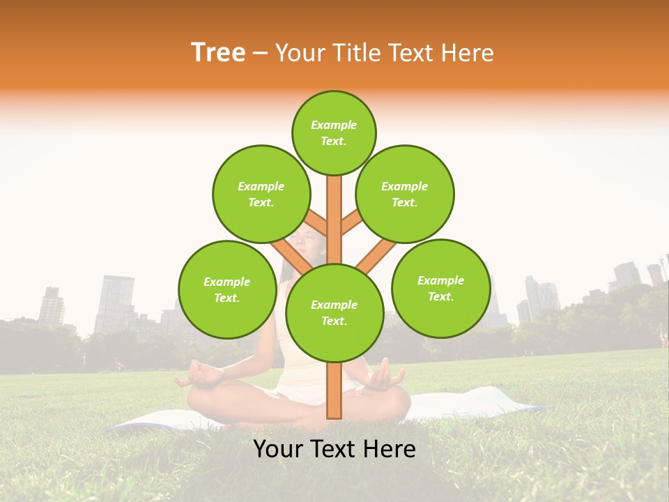 Mixed Race Position Balance PowerPoint Template