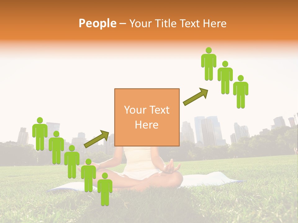 Mixed Race Position Balance PowerPoint Template