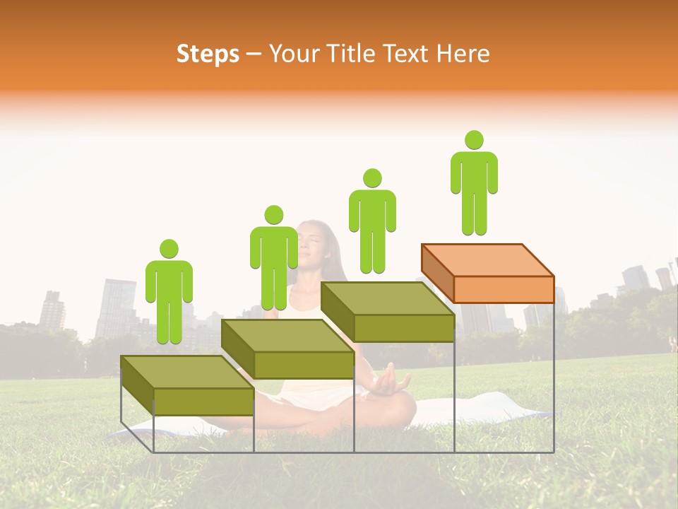 Mixed Race Position Balance PowerPoint Template