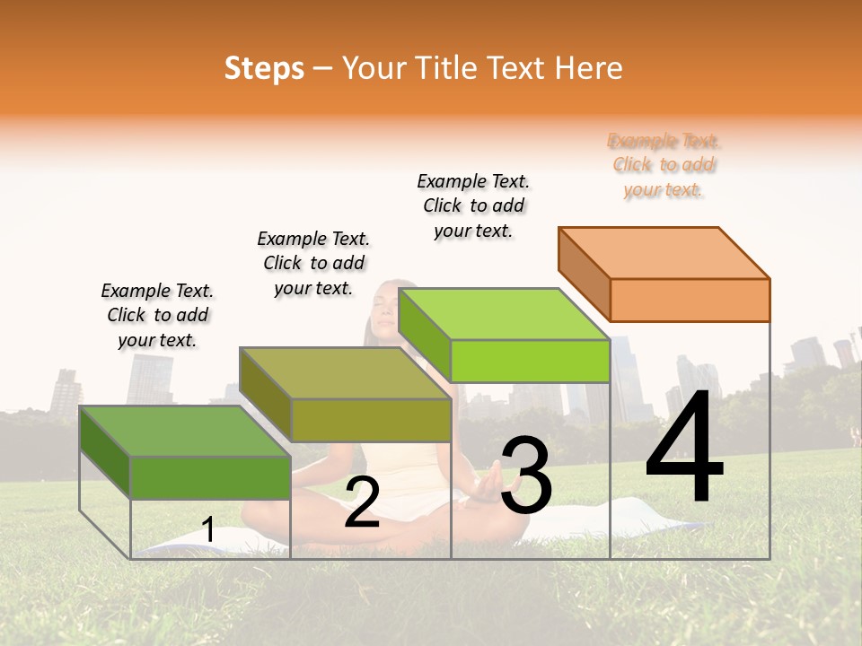 Mixed Race Position Balance PowerPoint Template