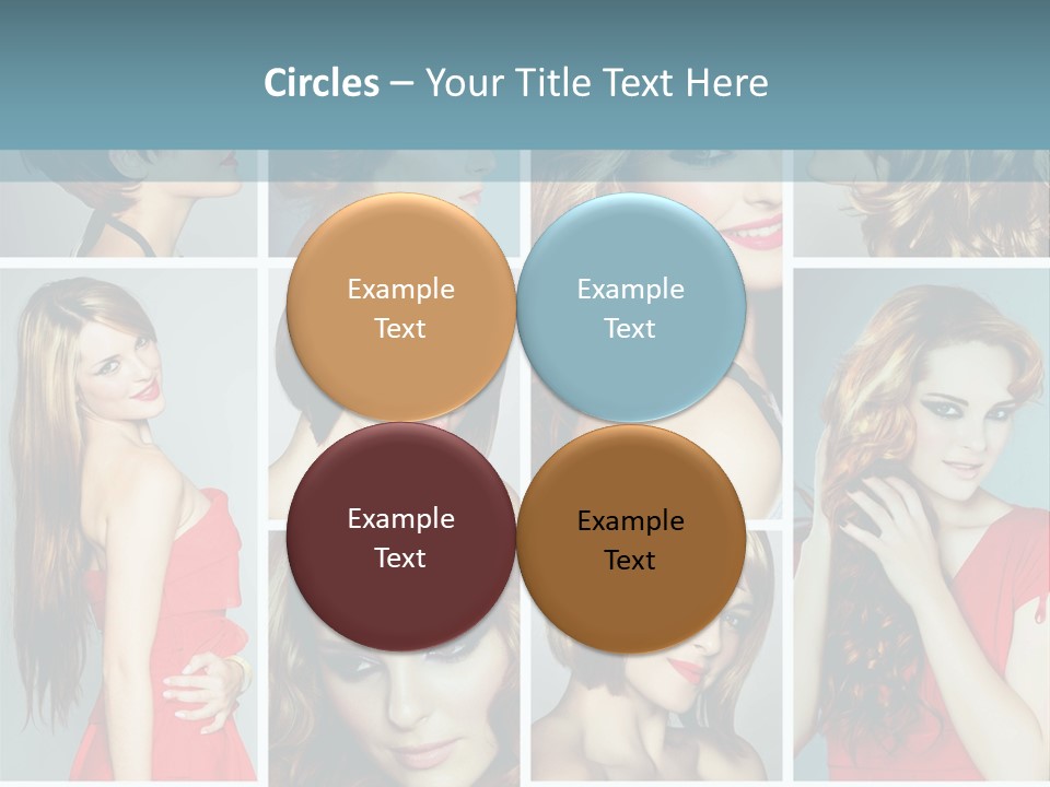 Eyeshadow Long Makeup PowerPoint Template