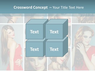 Eyeshadow Long Makeup PowerPoint Template
