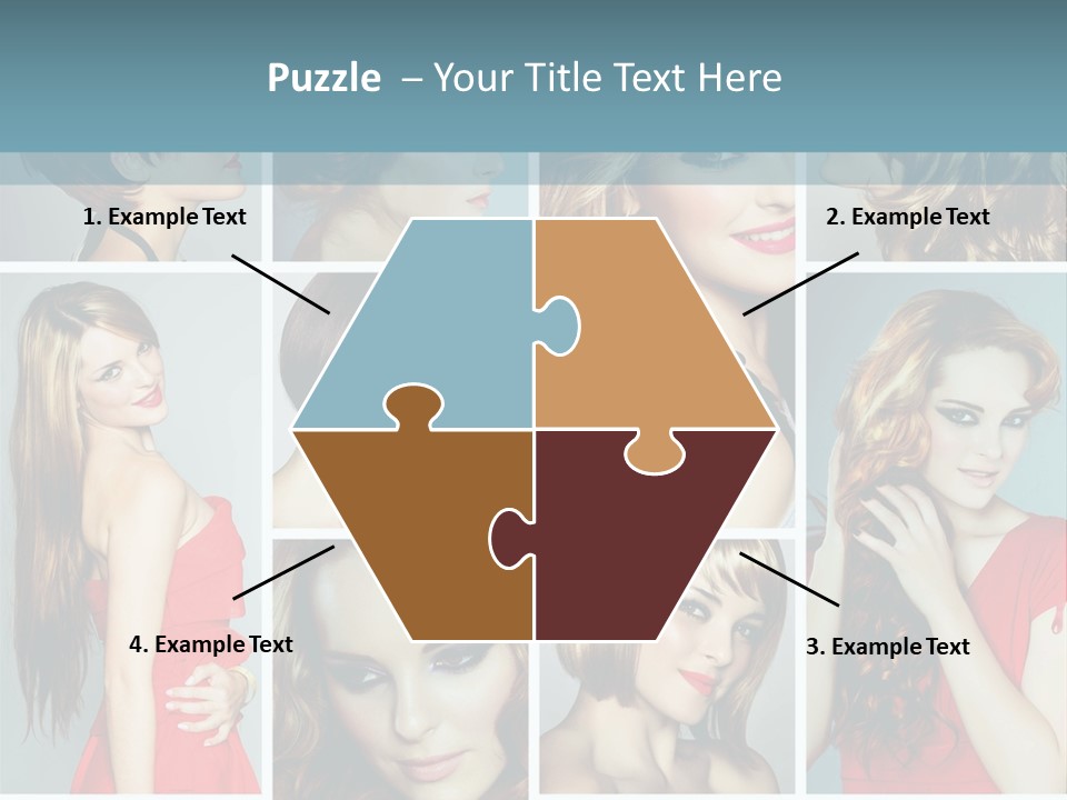 Eyeshadow Long Makeup PowerPoint Template