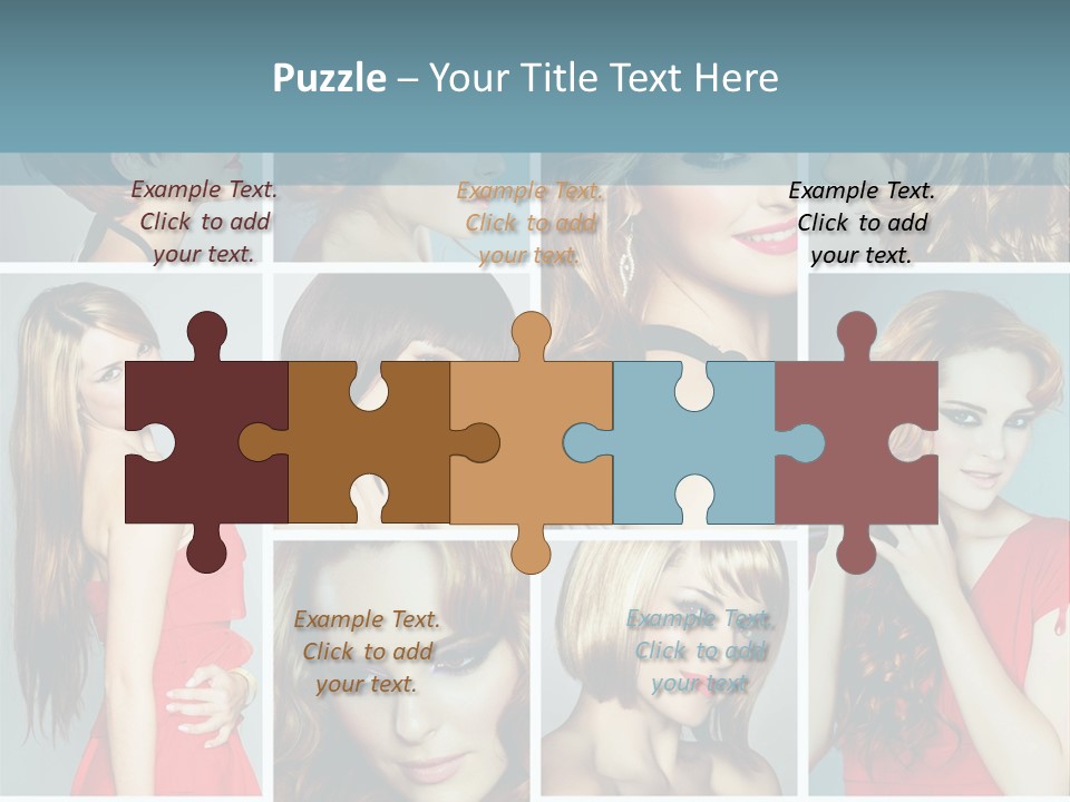 Eyeshadow Long Makeup PowerPoint Template