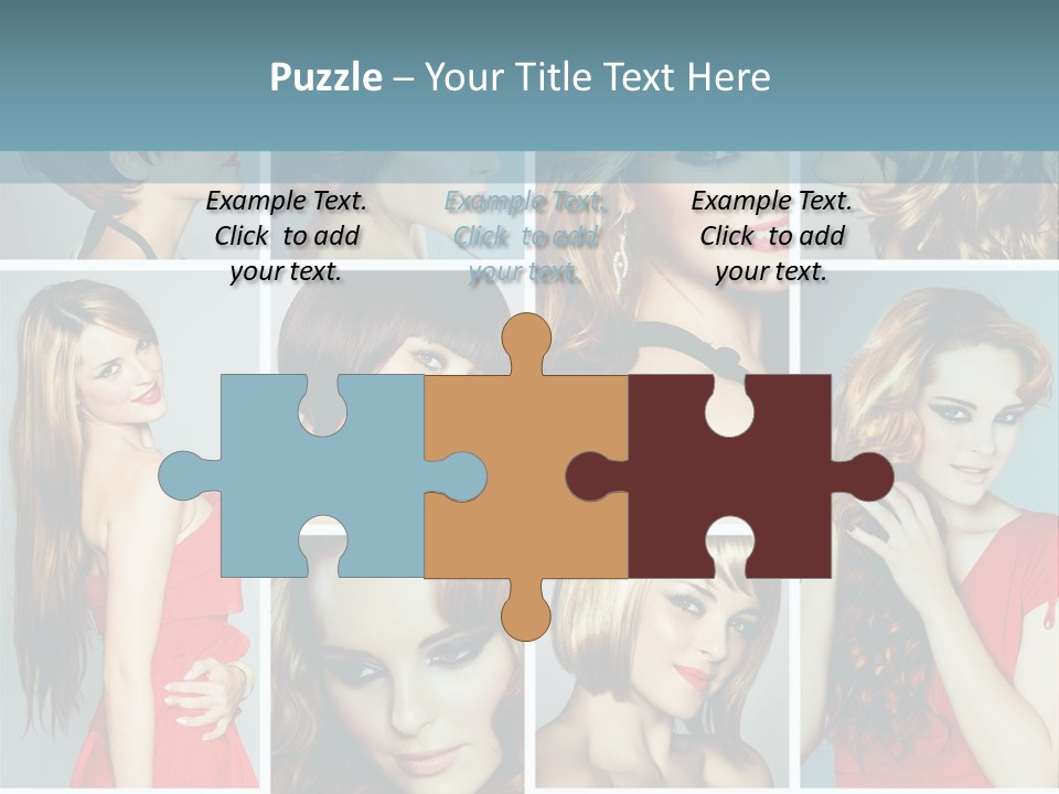 Eyeshadow Long Makeup PowerPoint Template