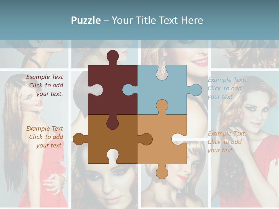 Eyeshadow Long Makeup PowerPoint Template