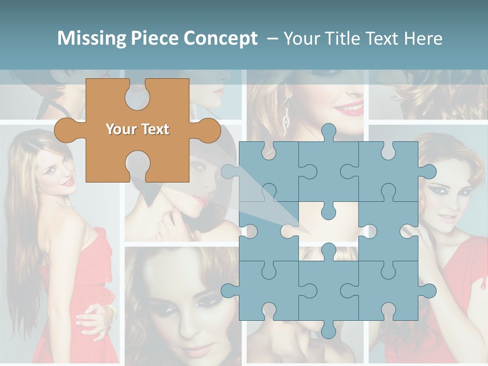 Eyeshadow Long Makeup PowerPoint Template