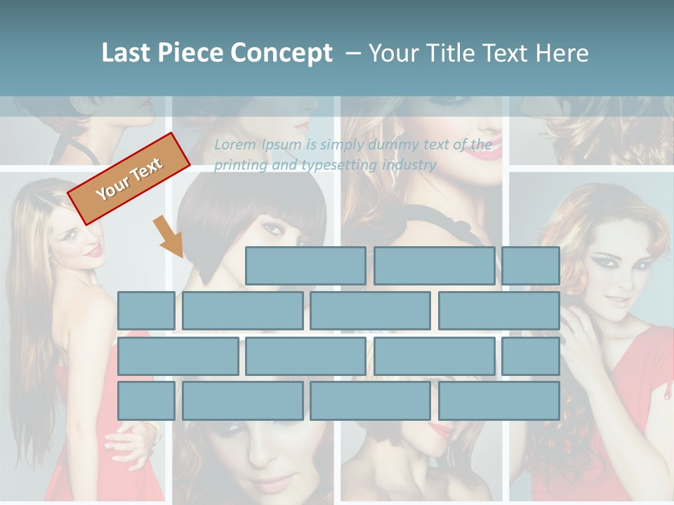Eyeshadow Long Makeup PowerPoint Template